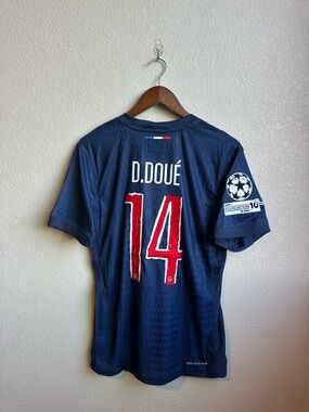 PSG 24/25 Soccer Jersey - Desire Doue - UCL Final - Size M